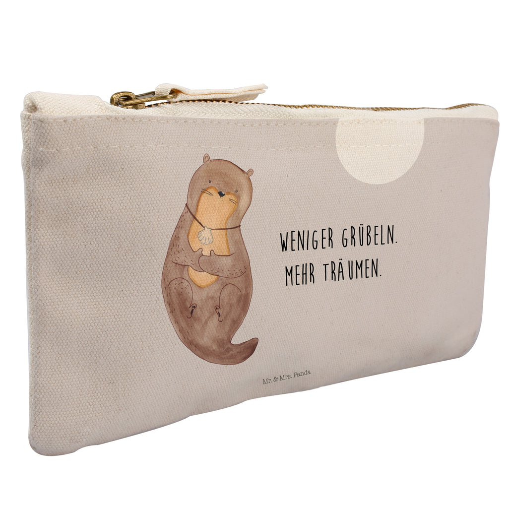 Schminktasche Otter mit Muschelmedaillon