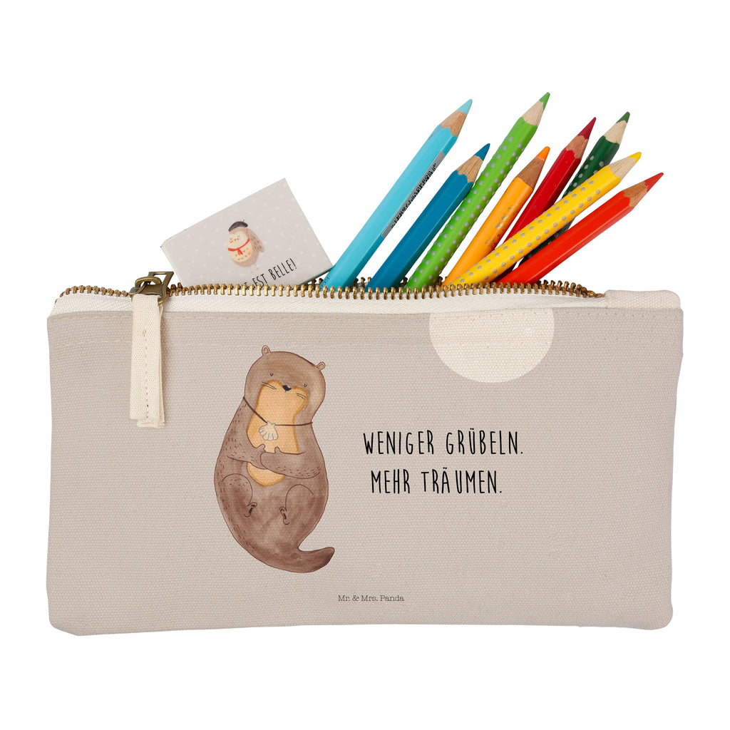 Schminktasche Otter mit Muschelmedaillon