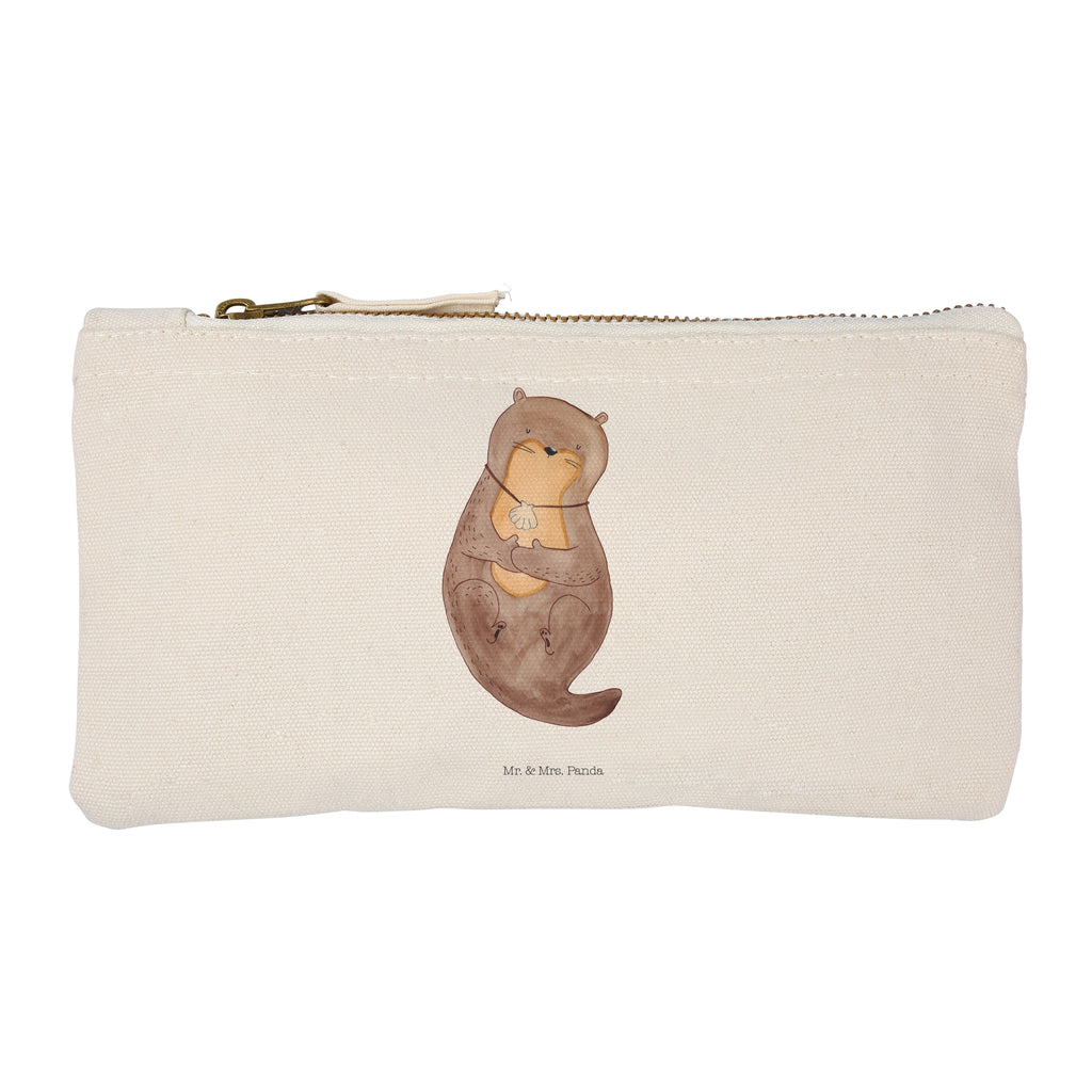 Schminktasche Otter mit Muschelmedaillon