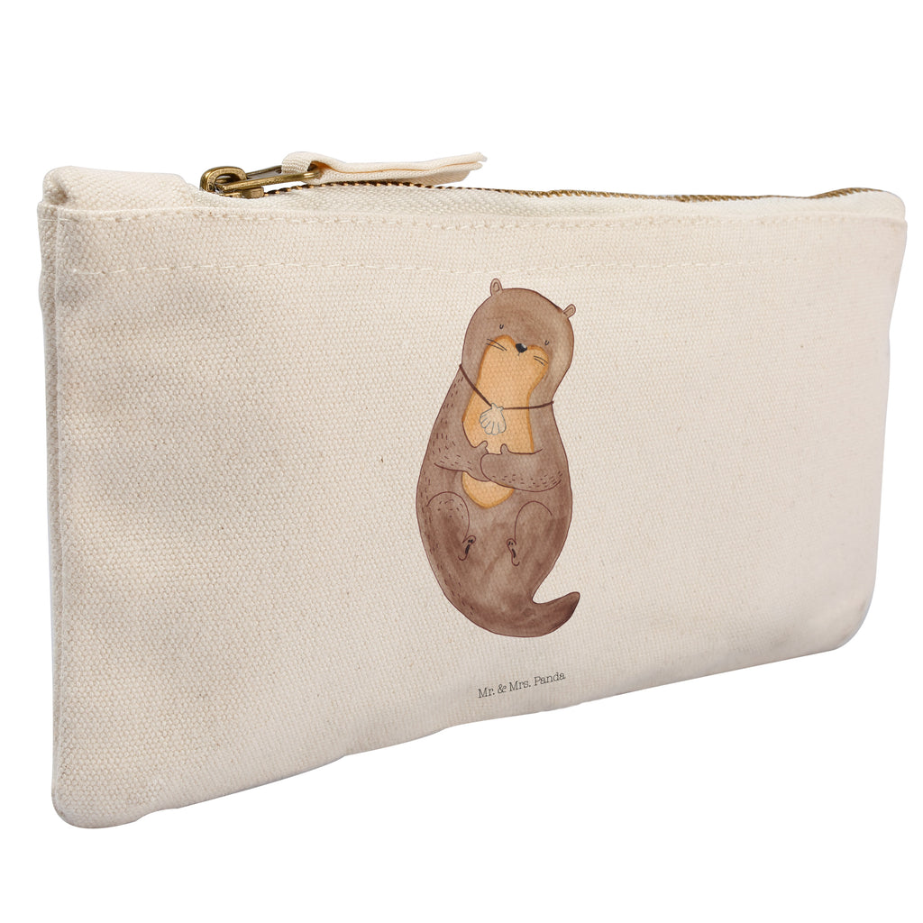 Schminktasche Otter mit Muschelmedaillon
