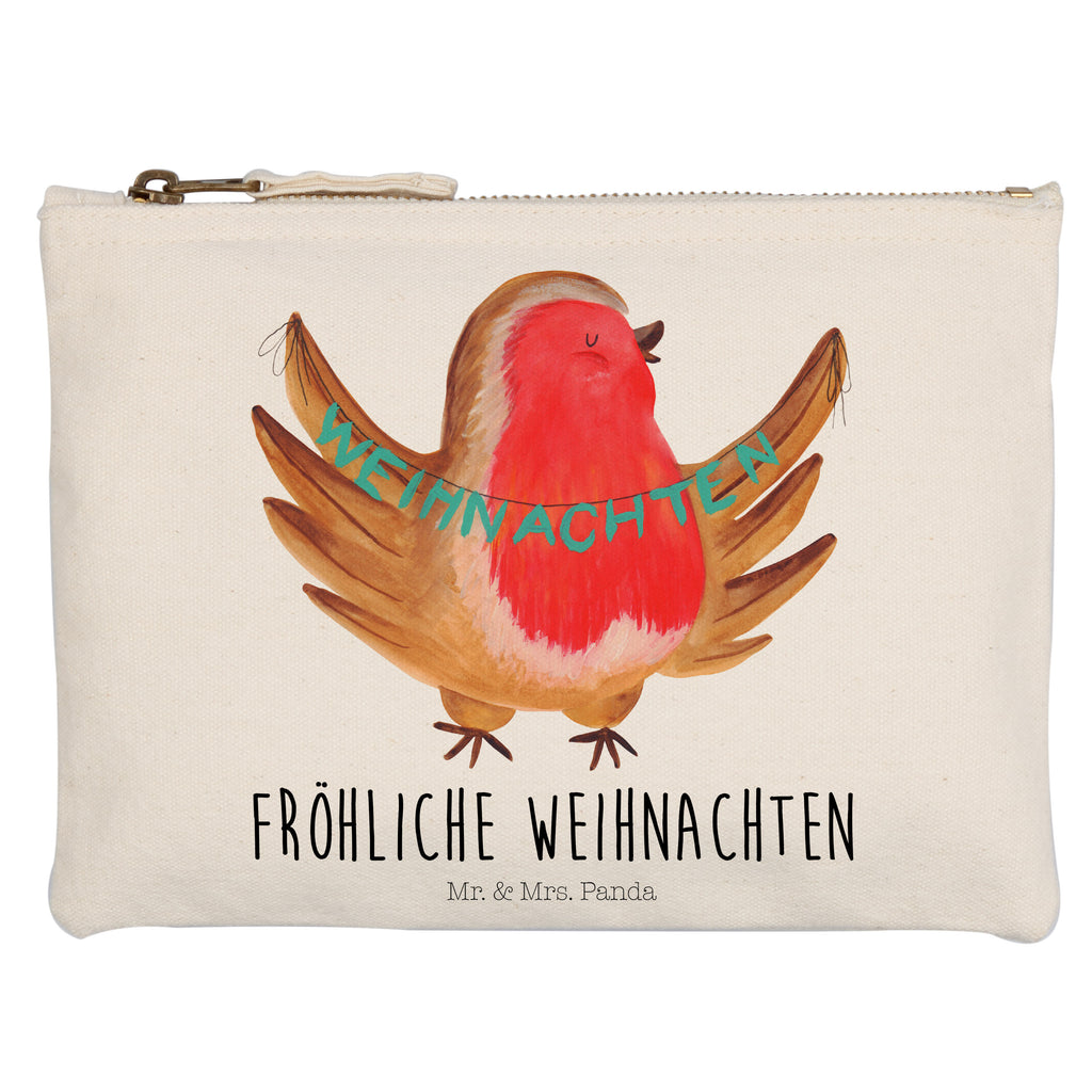 Schminktasche Rotkehlchen Weihnachten