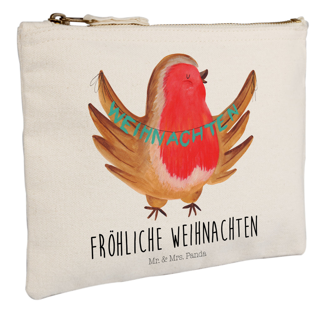 Schminktasche Rotkehlchen Weihnachten