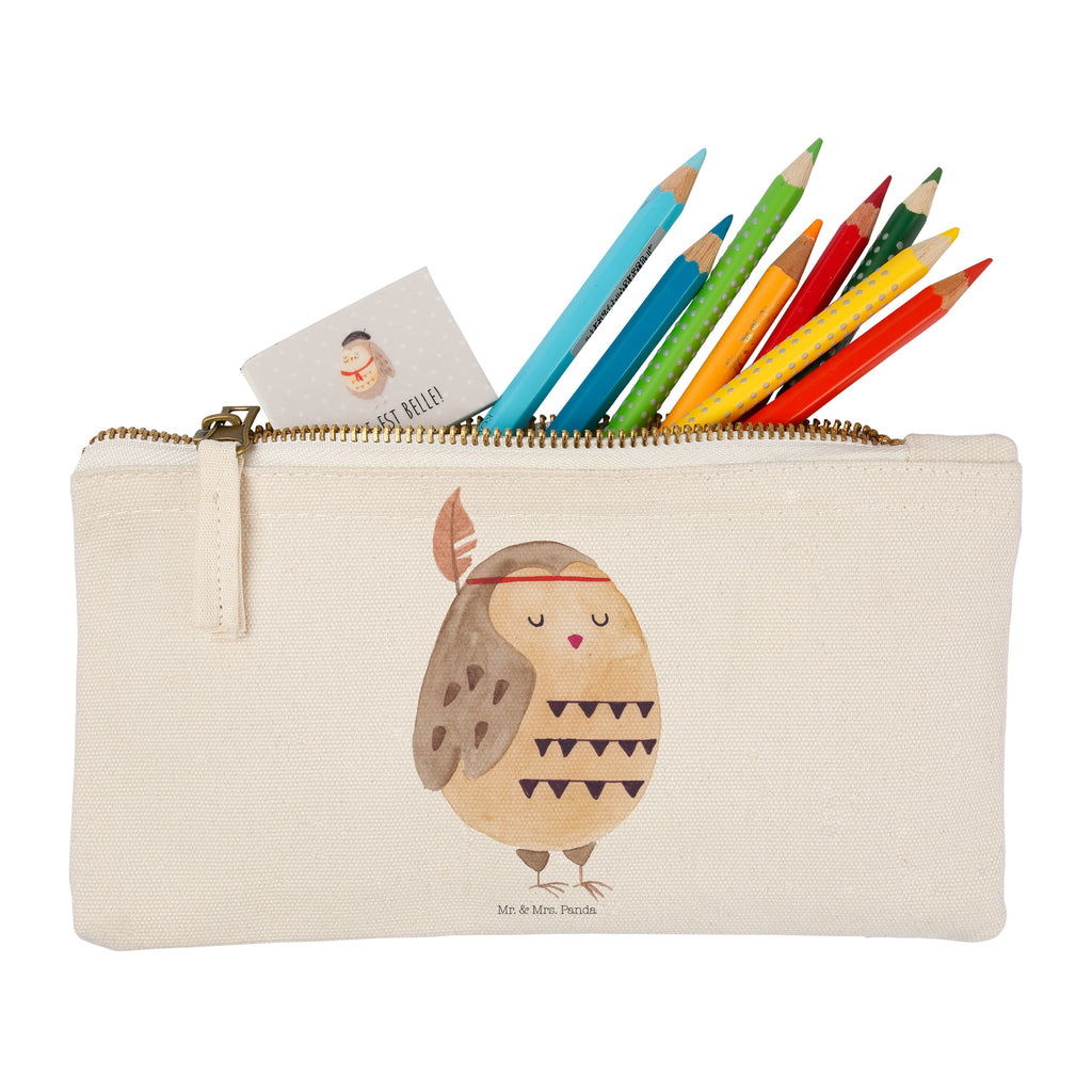 Schminktasche Eule Indianer