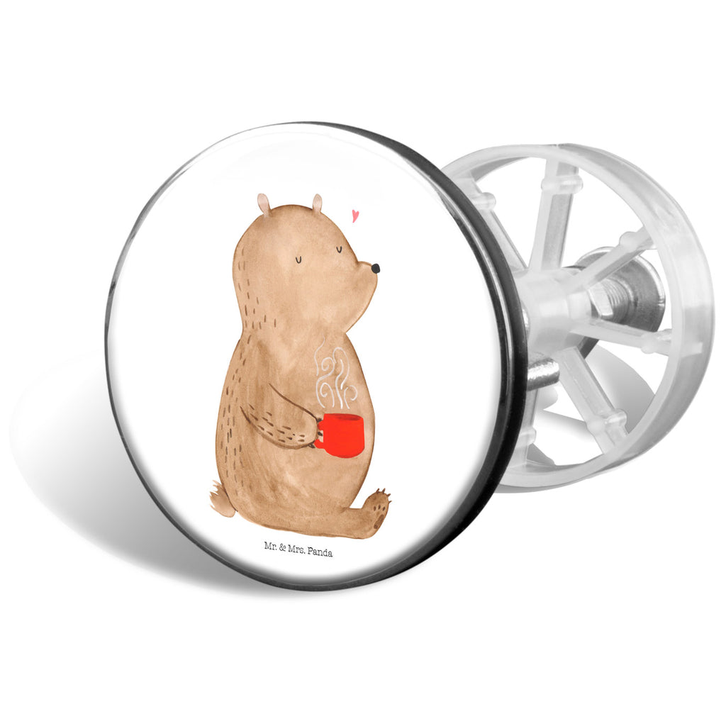 Waschbecken Stöpsel Bär Kaffee Abflussstöpsel, Stöpsel, Waschbecken, Ablaufgarnitur, Waschbecken Stopfen, Bär, Teddy, Teddybär, Kaffee, Coffee, Bären, guten Morgen, Morgenroutine, Welt erobern, Welt retten, Motivation