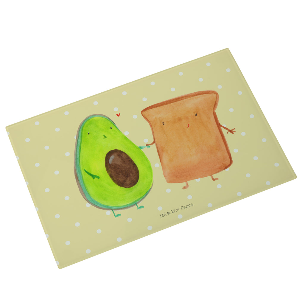 Glasschneidebrett Avocado + Toast