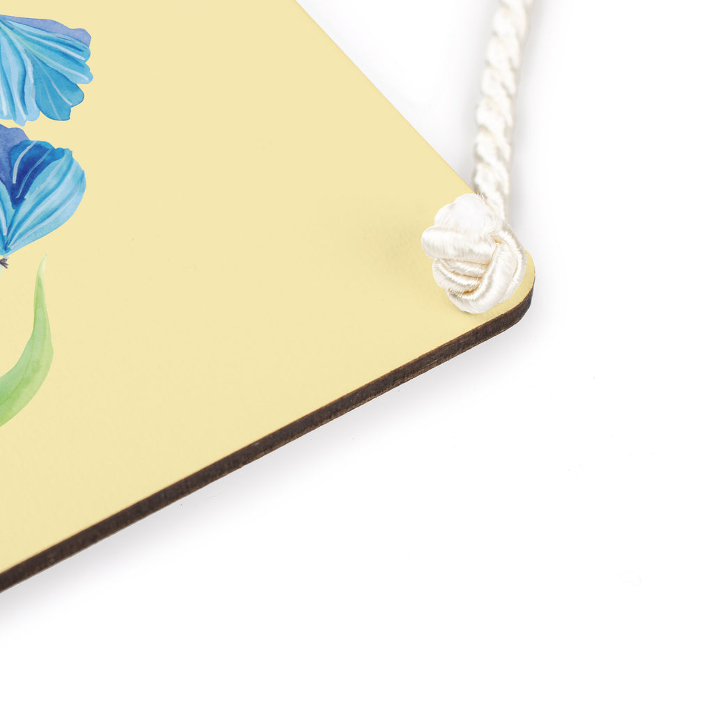 Dekoschild Hase Blume