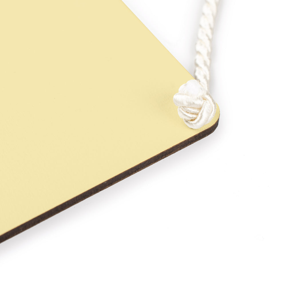 Dekoschild Hase Blume