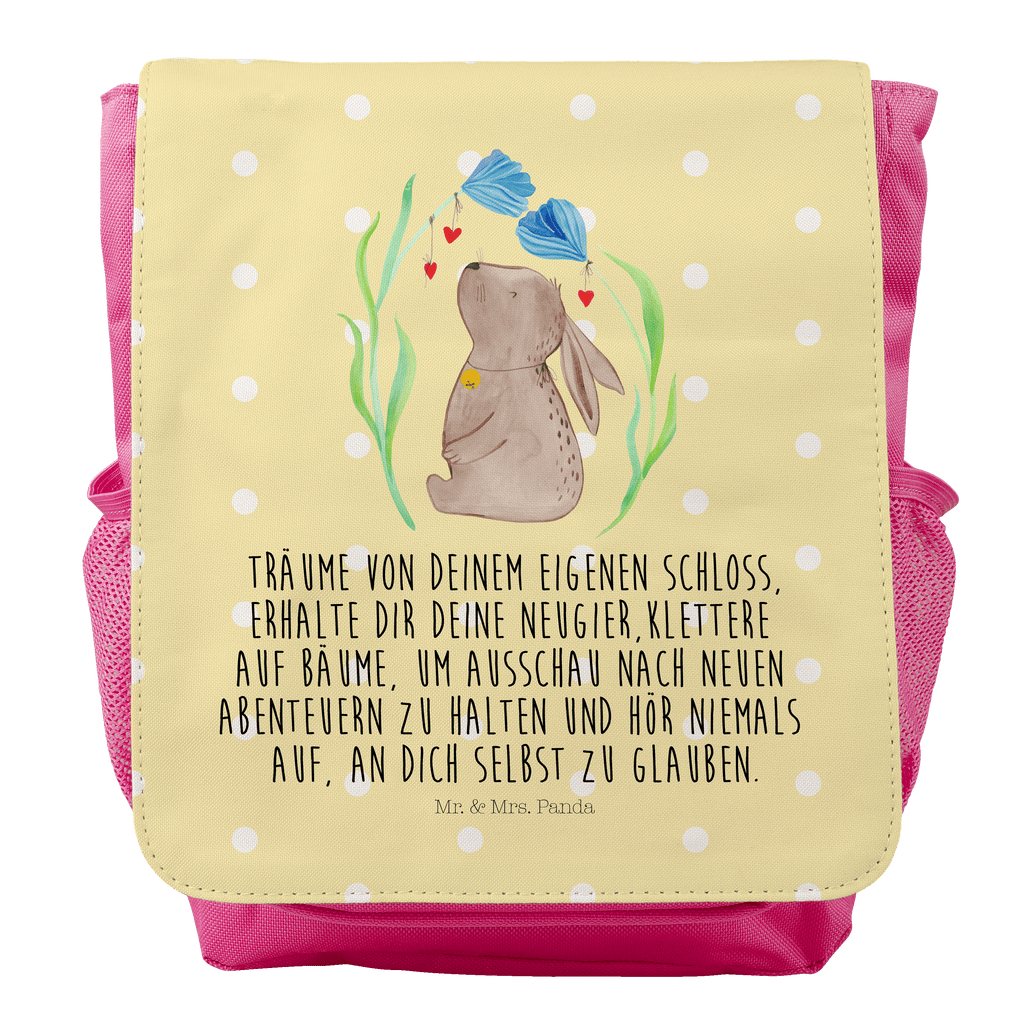 Kinderrucksack Hase Blume Hase, Kaninchen, Kind, Taufe, Taufgeschenk, Geburt, Schwangerschaft, erstes Kind, Kindergeburtstag, Geburtstag, Hoffnung, Träume Kids, Rucksack, Kinderrucksack  Ostern, Osterhase, Ostergeschenke, Osternest, Osterdeko, Geschenk zu Ostern