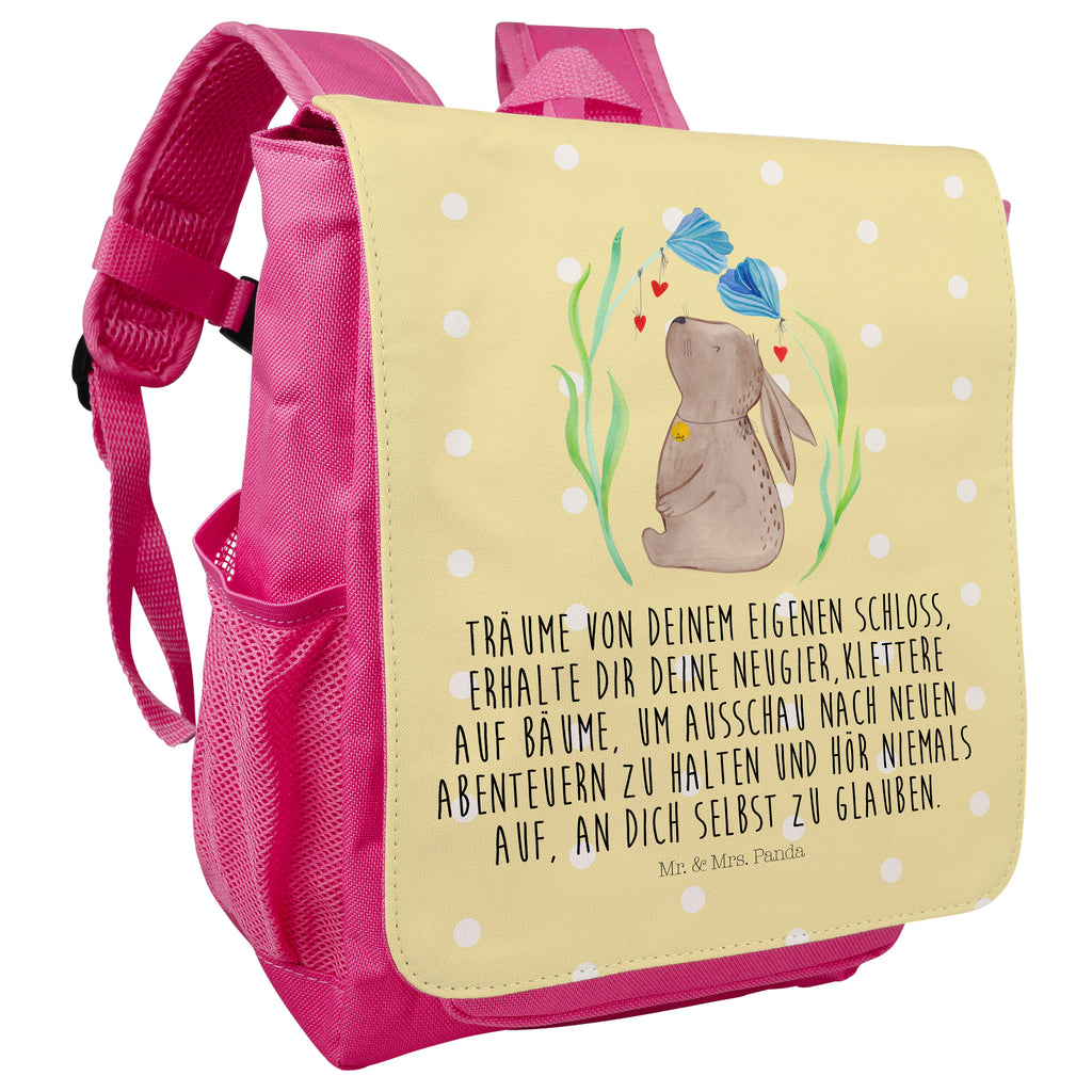 Kinderrucksack Hase Blume Hase, Kaninchen, Kind, Taufe, Taufgeschenk, Geburt, Schwangerschaft, erstes Kind, Kindergeburtstag, Geburtstag, Hoffnung, Träume Kids, Rucksack, Kinderrucksack  Ostern, Osterhase, Ostergeschenke, Osternest, Osterdeko, Geschenk zu Ostern