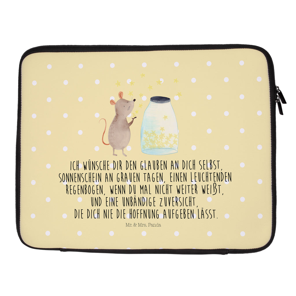 Notebook Tasche Maus Sterne Maus, Sterne, Wunsch,Kind, Taufe, Taufgeschenk, Geburt, Schwangerschaft, erstes Kind, Kindergeburtstag, Geburtstag, Hoffnung, Träume Notebook Tasche, Laptop, Computertasche, Tasche, Schutzhülle  süße Tiermotive, gute Laune, lustige Sprüche, Tiere