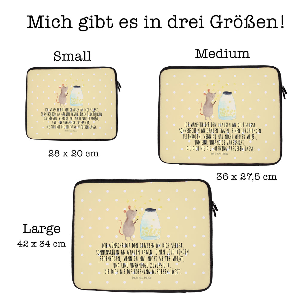 Notebook Tasche Maus Sterne Maus, Sterne, Wunsch,Kind, Taufe, Taufgeschenk, Geburt, Schwangerschaft, erstes Kind, Kindergeburtstag, Geburtstag, Hoffnung, Träume Notebook Tasche, Laptop, Computertasche, Tasche, Schutzhülle  süße Tiermotive, gute Laune, lustige Sprüche, Tiere
