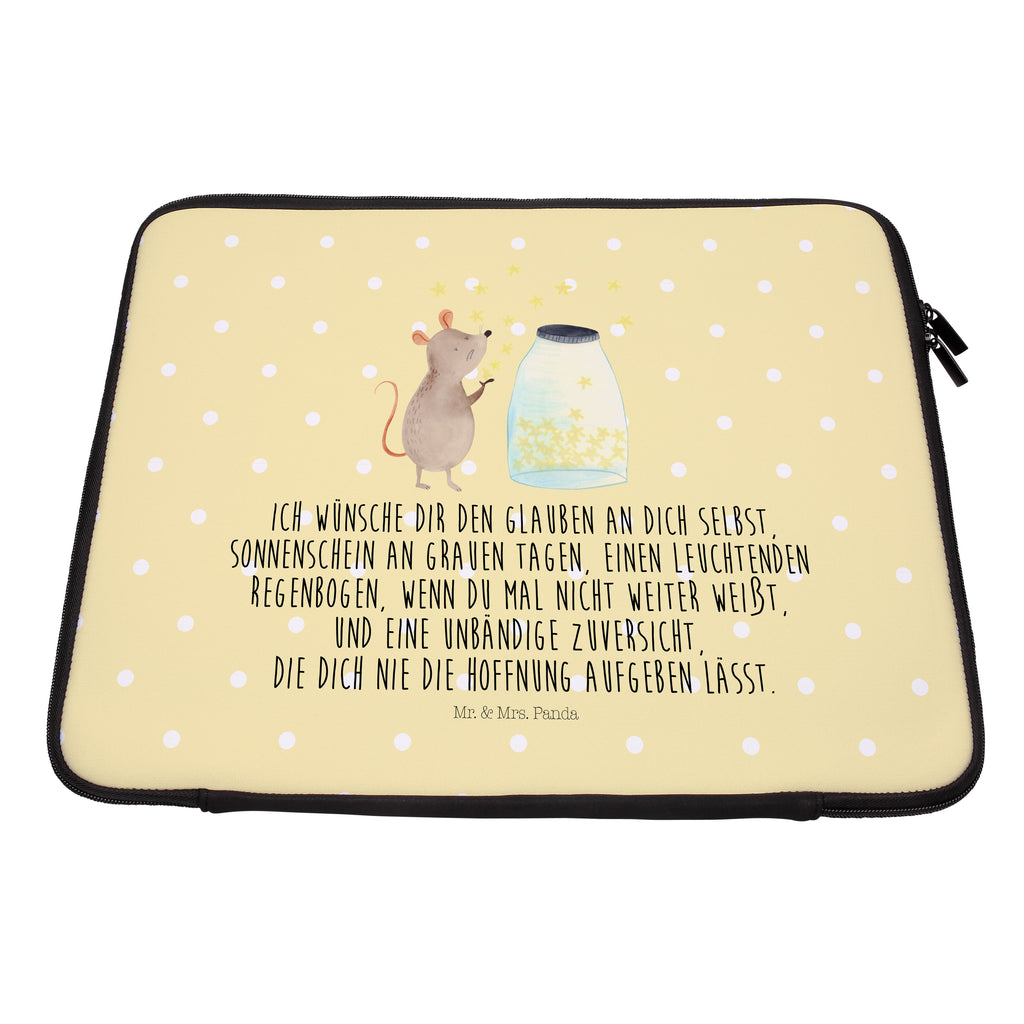 Notebook Tasche Maus Sterne Maus, Sterne, Wunsch,Kind, Taufe, Taufgeschenk, Geburt, Schwangerschaft, erstes Kind, Kindergeburtstag, Geburtstag, Hoffnung, Träume Notebook Tasche, Laptop, Computertasche, Tasche, Schutzhülle  süße Tiermotive, gute Laune, lustige Sprüche, Tiere