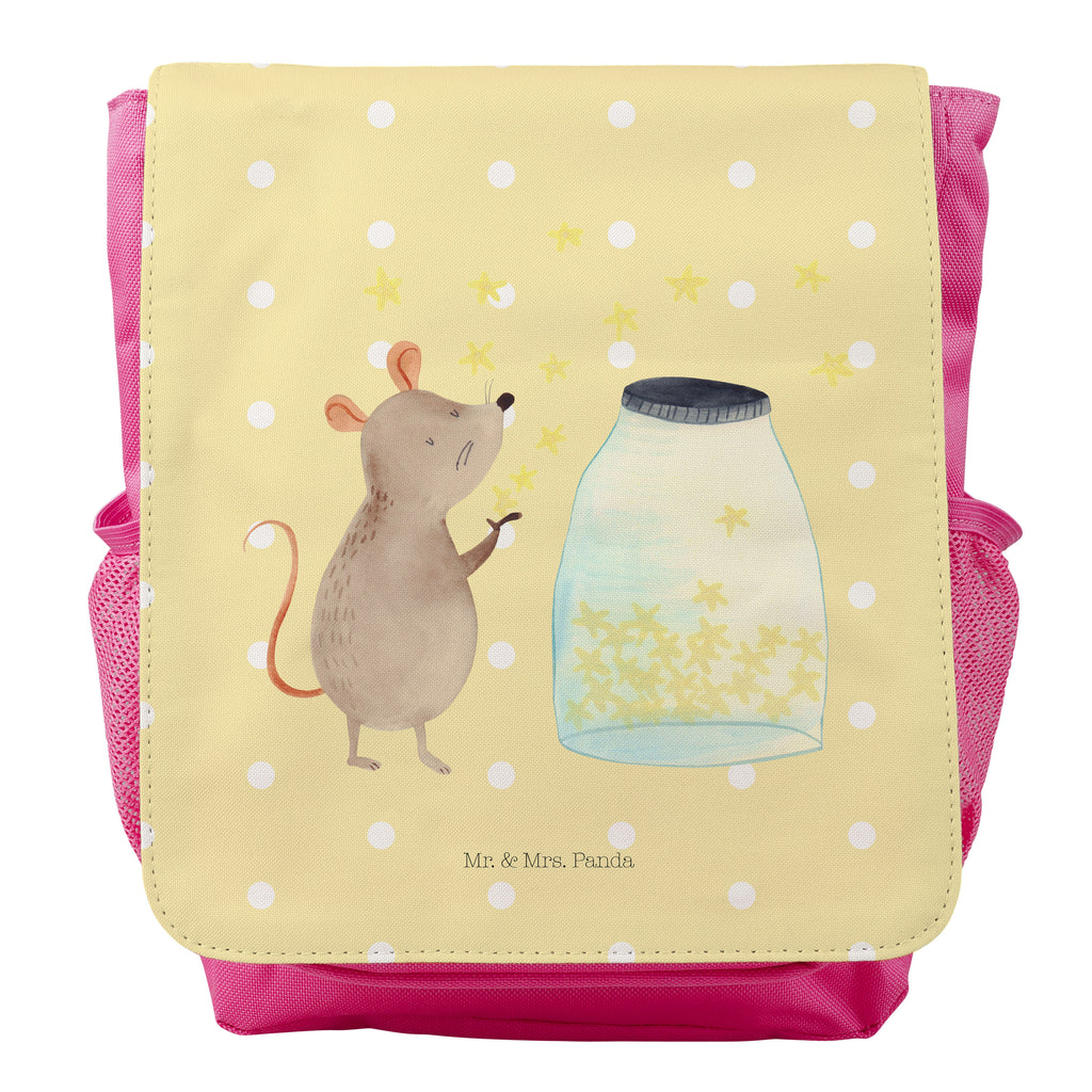 Kinderrucksack Maus Sterne Maus, Sterne, Wunsch,Kind, Taufe, Taufgeschenk, Geburt, Schwangerschaft, erstes Kind, Kindergeburtstag, Geburtstag, Hoffnung, Träume Kids, Rucksack, Kinderrucksack  süße Tiermotive, gute Laune, lustige Sprüche, Tiere