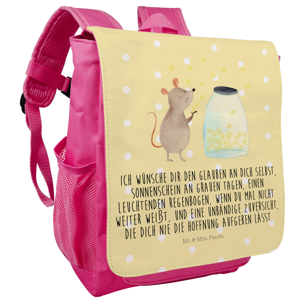 Kinderrucksack Maus Sterne Maus, Sterne, Wunsch,Kind, Taufe, Taufgeschenk, Geburt, Schwangerschaft, erstes Kind, Kindergeburtstag, Geburtstag, Hoffnung, Träume Kids, Rucksack, Kinderrucksack  süße Tiermotive, gute Laune, lustige Sprüche, Tiere