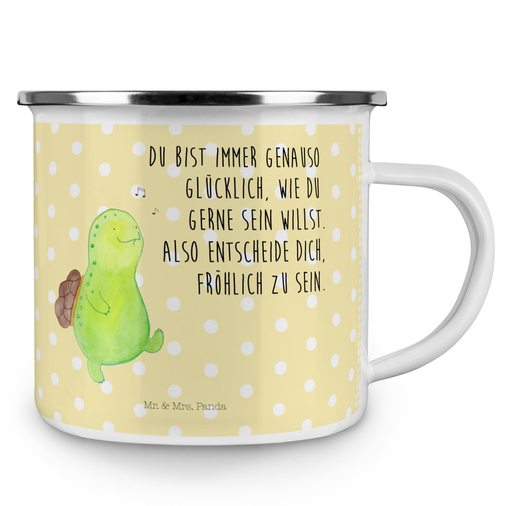 Camping Emaille Tasse Schildkröte pfeift Schildkröte, Schildi, Schildkröten, fröhlich, Glück, Motivation, Lebensfreude, Depression, Trennung, Neuanfang Campingtasse, Trinkbecher, Metalltasse, Outdoor Tasse, Emaille Trinkbecher, Blechtasse Outdoor, Emaille Campingbecher, Edelstahl Trinkbecher, Metalltasse für Camping, Kaffee Blechtasse, Camping Tasse Metall  Schildkröte