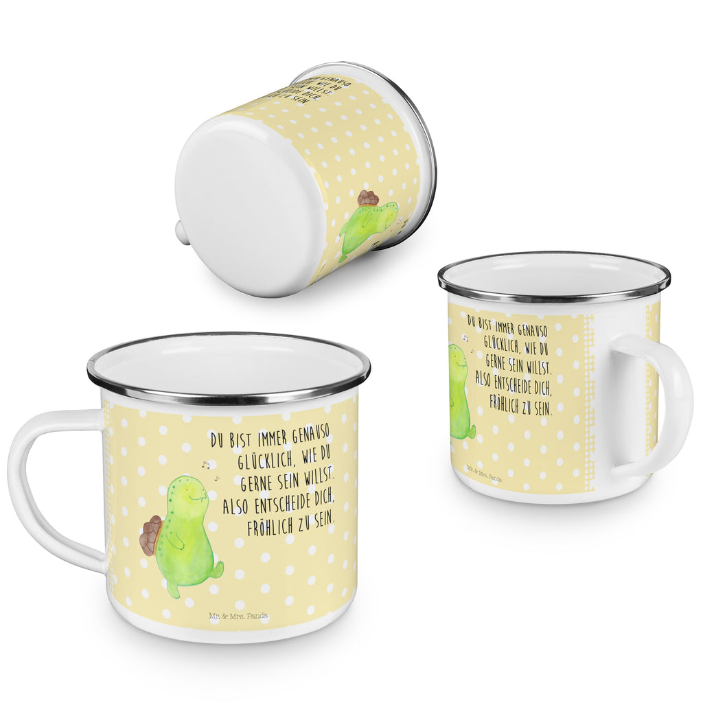 Camping Emaille Tasse Schildkröte pfeift Schildkröte, Schildi, Schildkröten, fröhlich, Glück, Motivation, Lebensfreude, Depression, Trennung, Neuanfang Campingtasse, Trinkbecher, Metalltasse, Outdoor Tasse, Emaille Trinkbecher, Blechtasse Outdoor, Emaille Campingbecher, Edelstahl Trinkbecher, Metalltasse für Camping, Kaffee Blechtasse, Camping Tasse Metall  Schildkröte