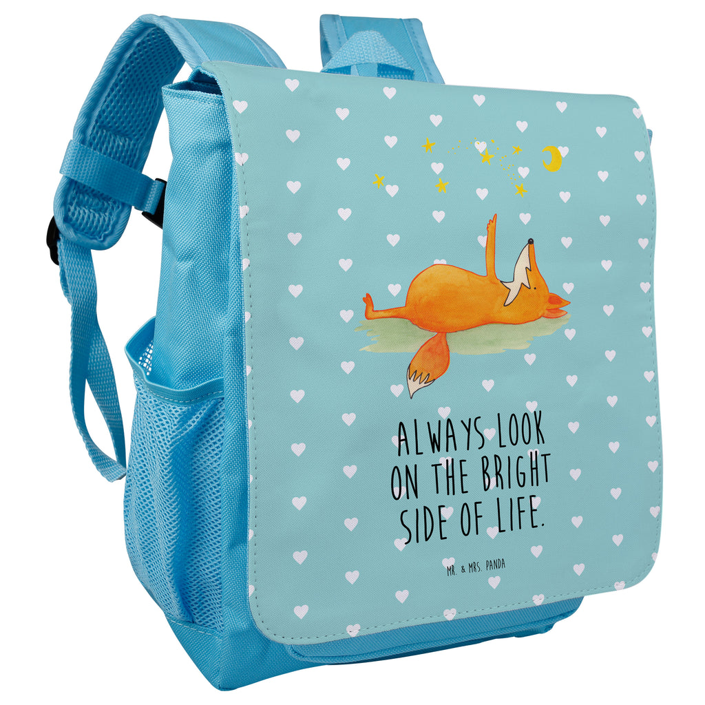 Kinderrucksack Fuchs Sterne Fuchs, Füchse, tröstende Worte, Spruch positiv, Spruch schön, Romantik, Always Look on the Bright Side of Life Kids, Rucksack, Kinderrucksack  Fuchs