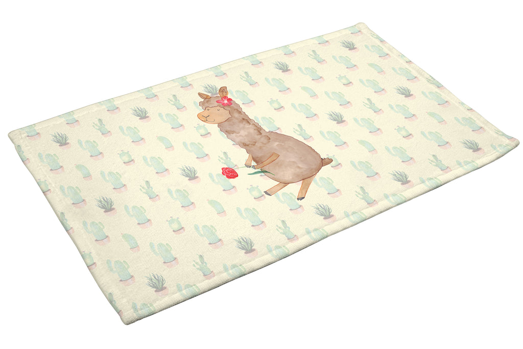 Handtuch Alpaka Blume