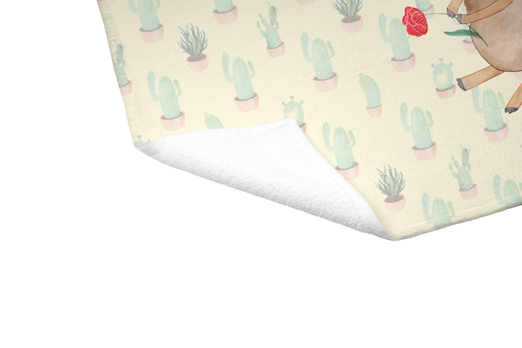 Handtuch Alpaka Blume
