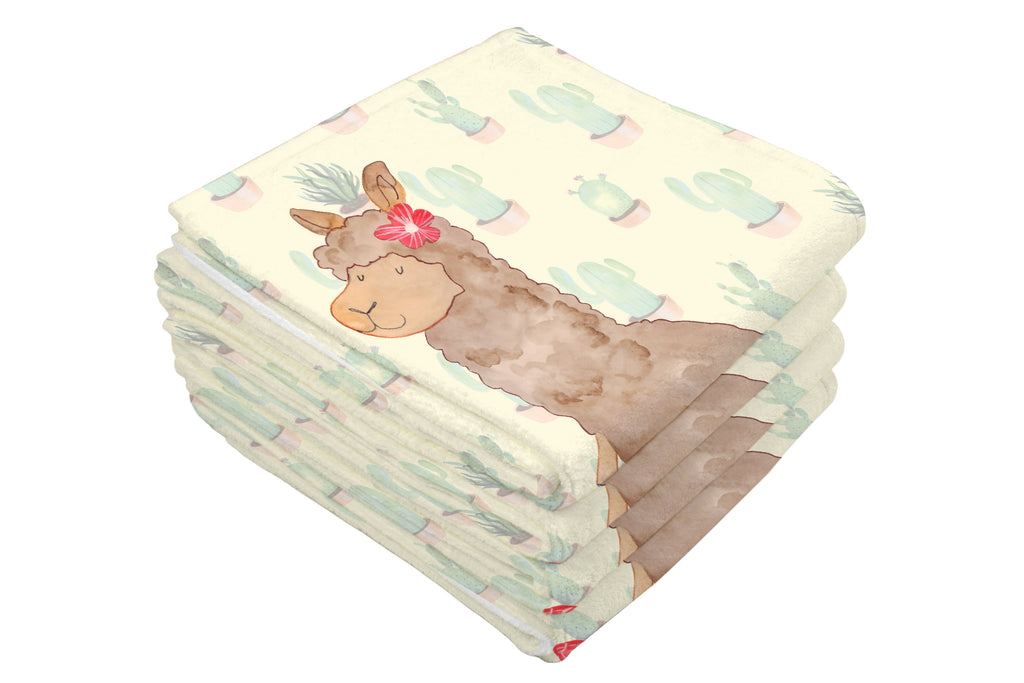 Handtuch Alpaka Blume
