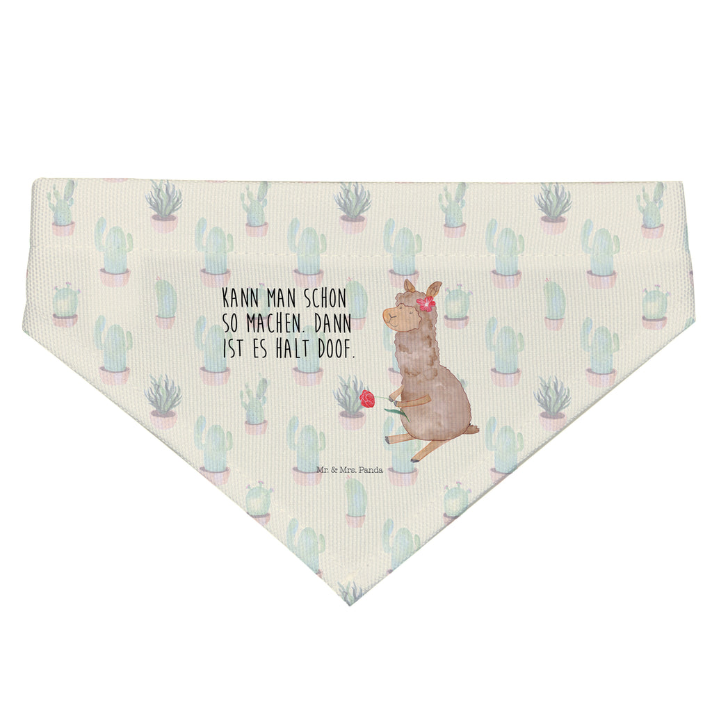 Hundehalstuch Alpaka Blume