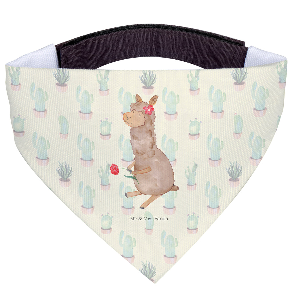 Hundehalstuch Alpaka Blume