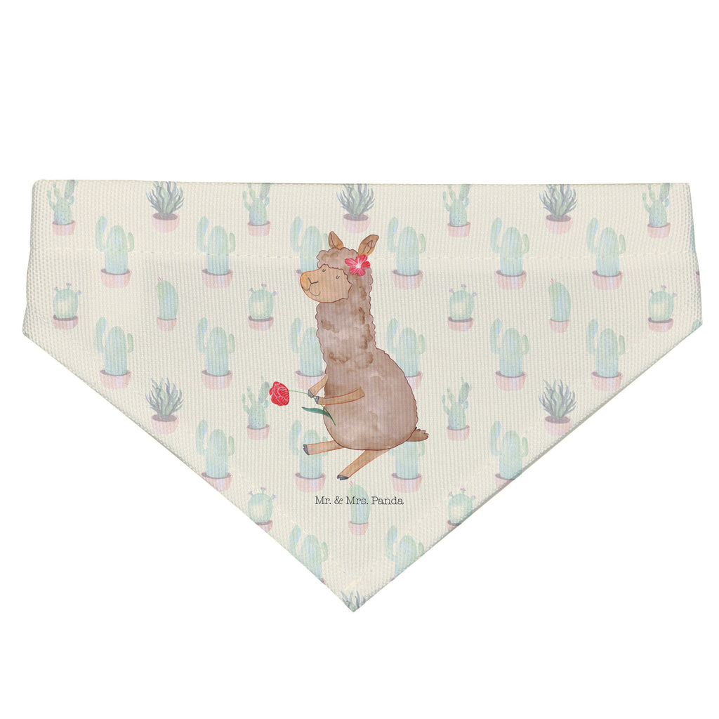 Hundehalstuch Alpaka Blume