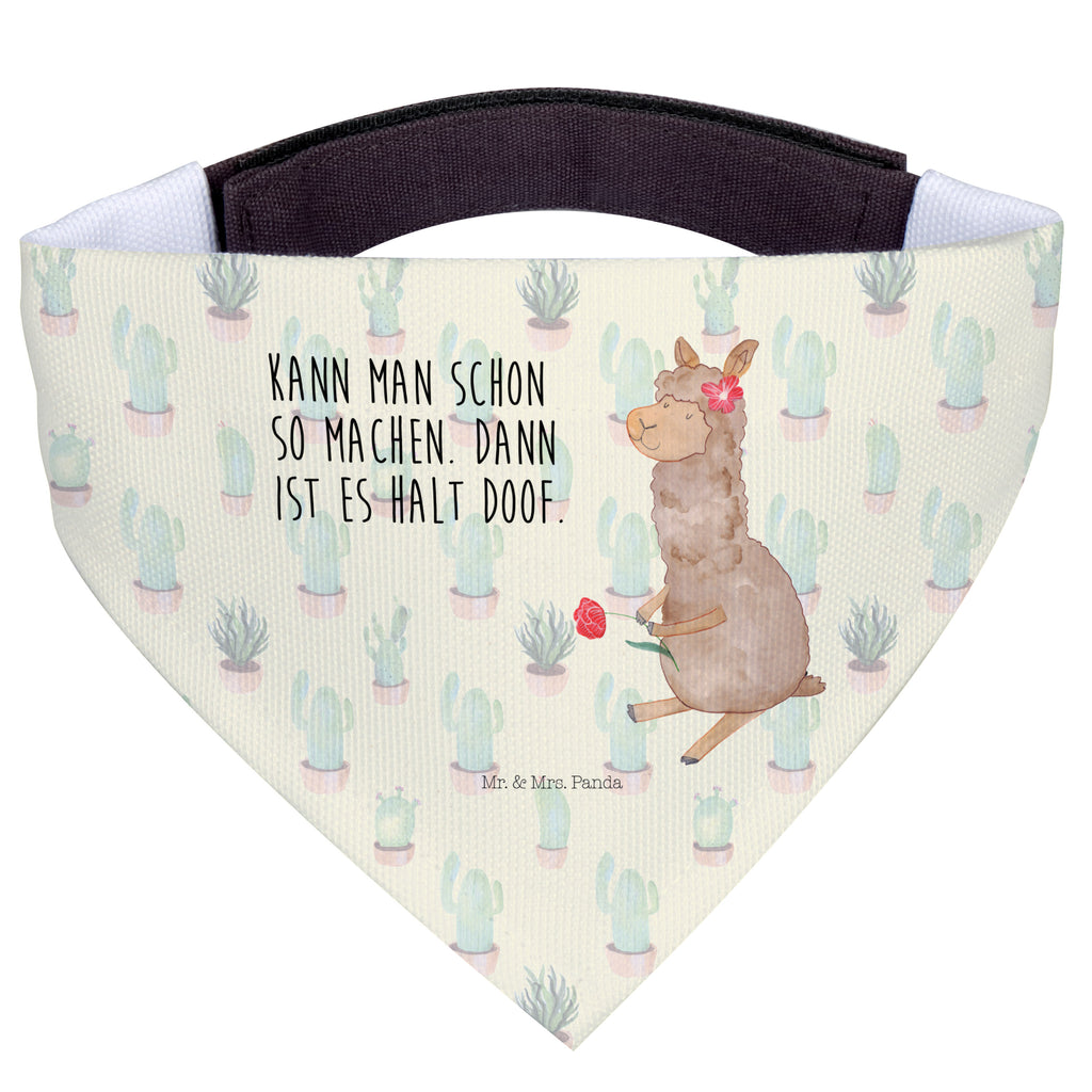Hundehalstuch Alpaka Blume