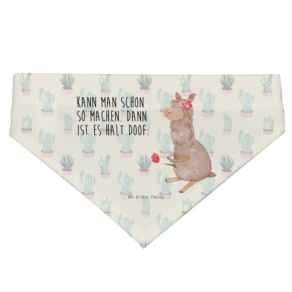 Hundehalstuch Alpaka Blume