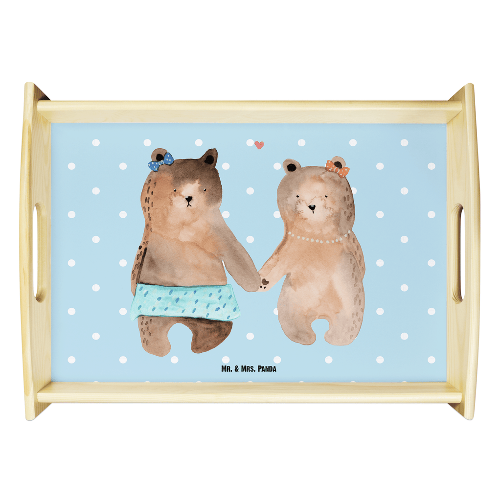 Serviertablett Bär Freundin Bär Freundin Beste Freund Liebe Liebesbeweis Verliebt Kumpel Kumpeliene Tablett, Holztablett, Küchentablett, Dekotablett, Frühstückstablett  Bär, Teddy, Teddybär