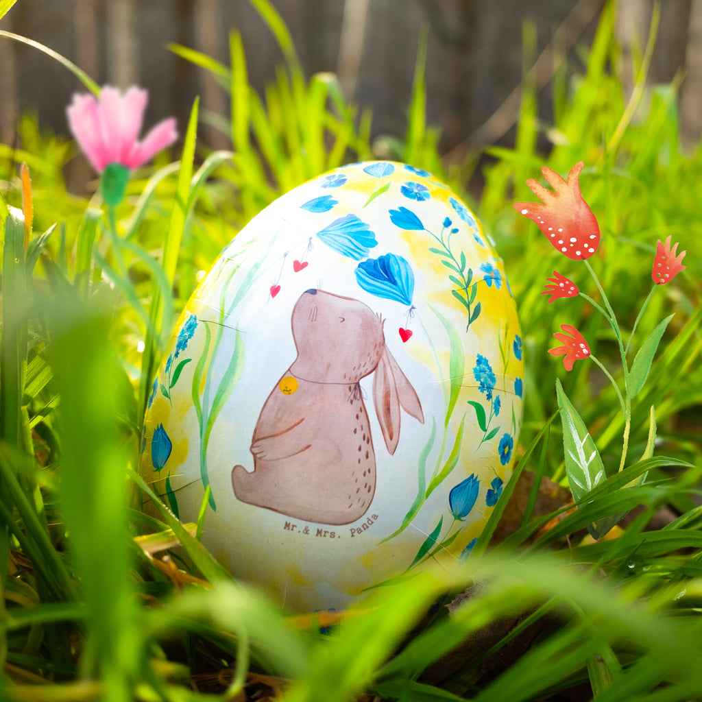 Befüllbares Osterei Hase Blume