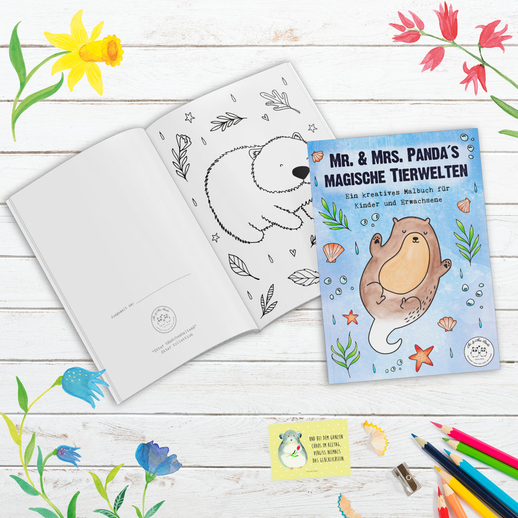 Malbuch Mr. & Mrs. Panda´s Magische Tierwelten  Ausmalbilder, Malvorlagen, Bilder zum Ausmalen, Malbuch Erwachsene, Ausmalbilder Kinder, Ausmalbuch  
