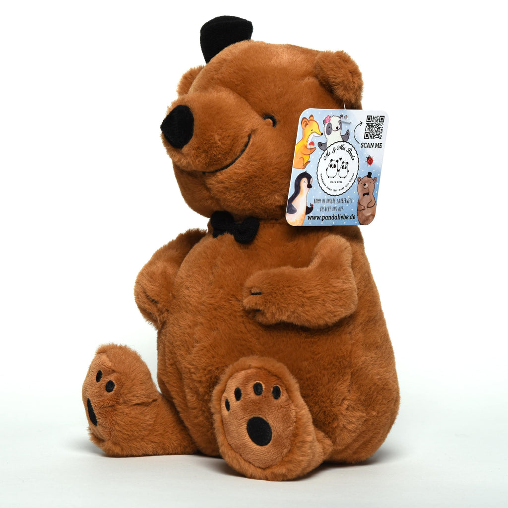 Kuscheltier Bär mit Hut und Fliege Bär, Hut, Fliege, Teddybär, Teddy, Zylinder Kuscheltier, Stofftier, Plüsch, Plüschtier, Teddy, Spielzeug, Schmusetier,   Bär, Teddy, Teddybär