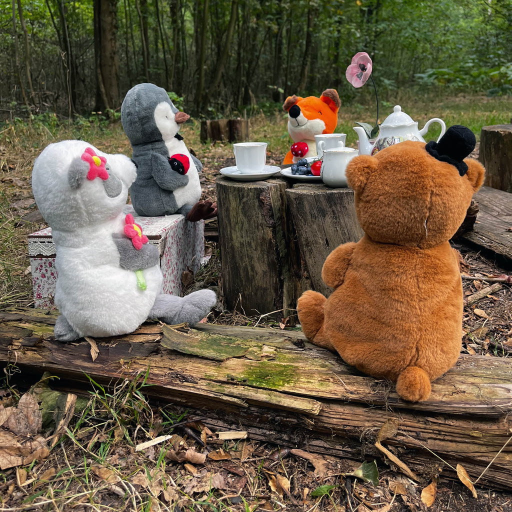 Kuscheltier Bär mit Hut und Fliege Bär, Hut, Fliege, Teddybär, Teddy, Zylinder Kuscheltier, Stofftier, Plüsch, Plüschtier, Teddy, Spielzeug, Schmusetier,   Bär, Teddy, Teddybär